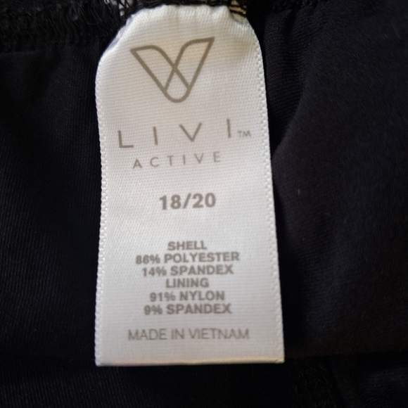 Women's Black Athletic Shorts - Picture 2 of 5